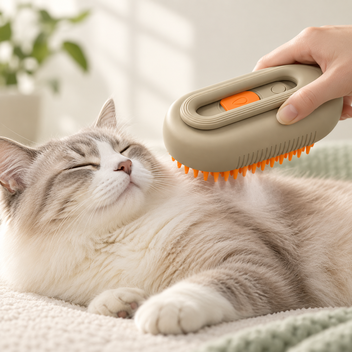 PawWell Steambrush™ — Mist-Assisted Grooming Brush